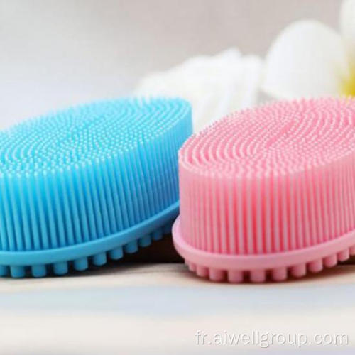 Brosse de bain en silicone bébé